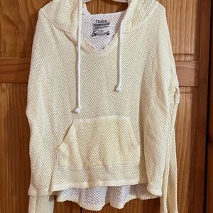 Heritage Light Cream Knit Hoodie
